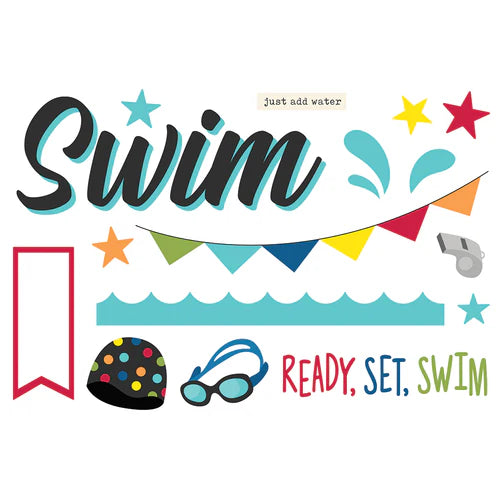 Simple Stories - Swim Page Pieces