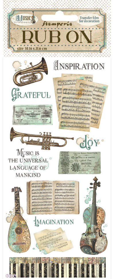 Stamperia Music Collection & book structure kit