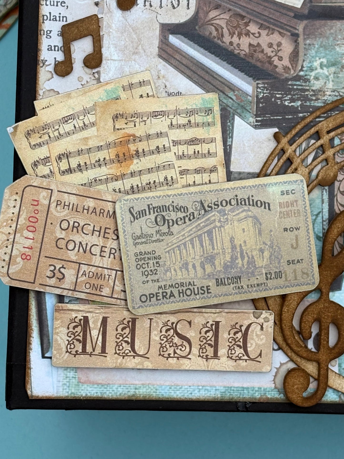 Stamperia Music Collection & book structure kit