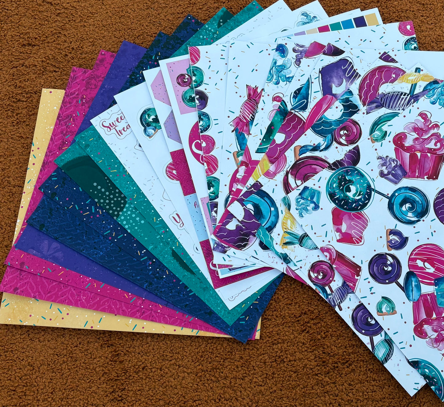 Cal's Sweet Treats Paper Collection 12x12"