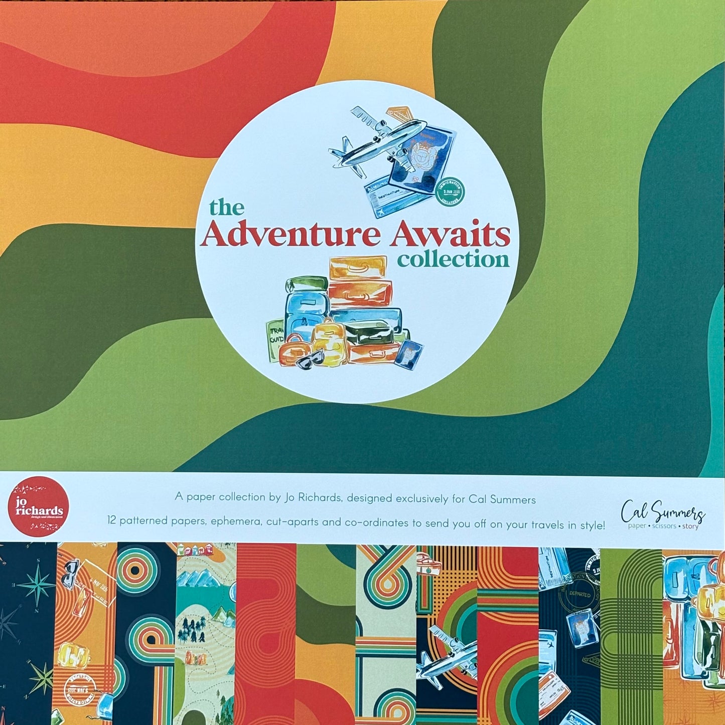 Cal's Adventure Awaits Paper Collection 12 x 12"