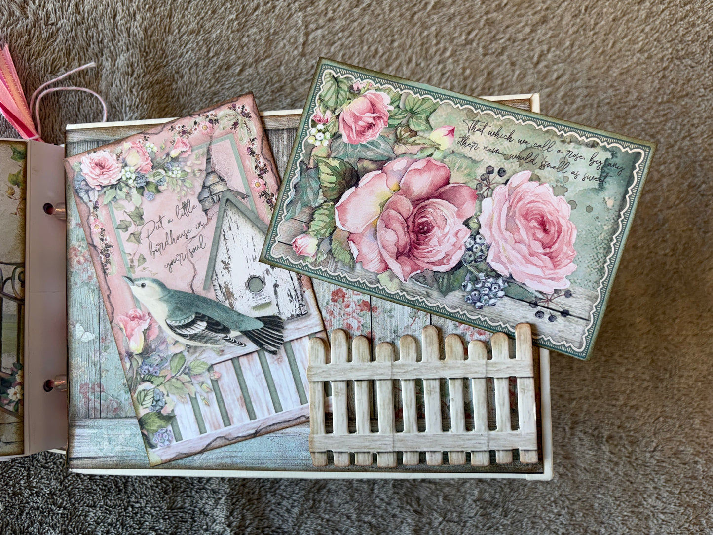 Stamperia House of Roses INSD Book Kit