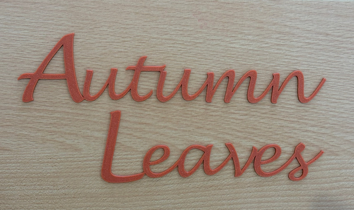 Autumn Leaves Embelishment