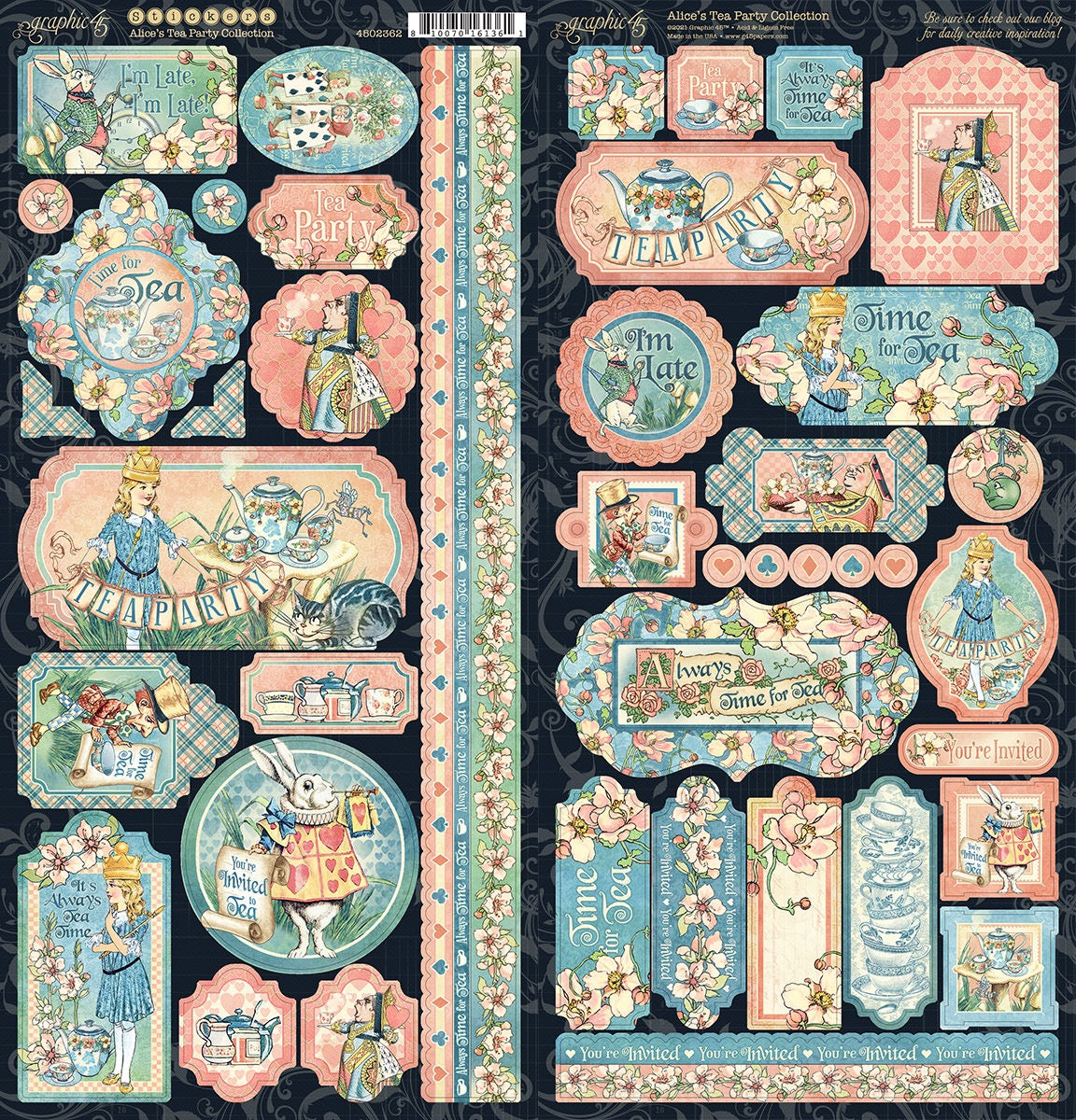 Graphic 45 Alices Tea Party Bundle