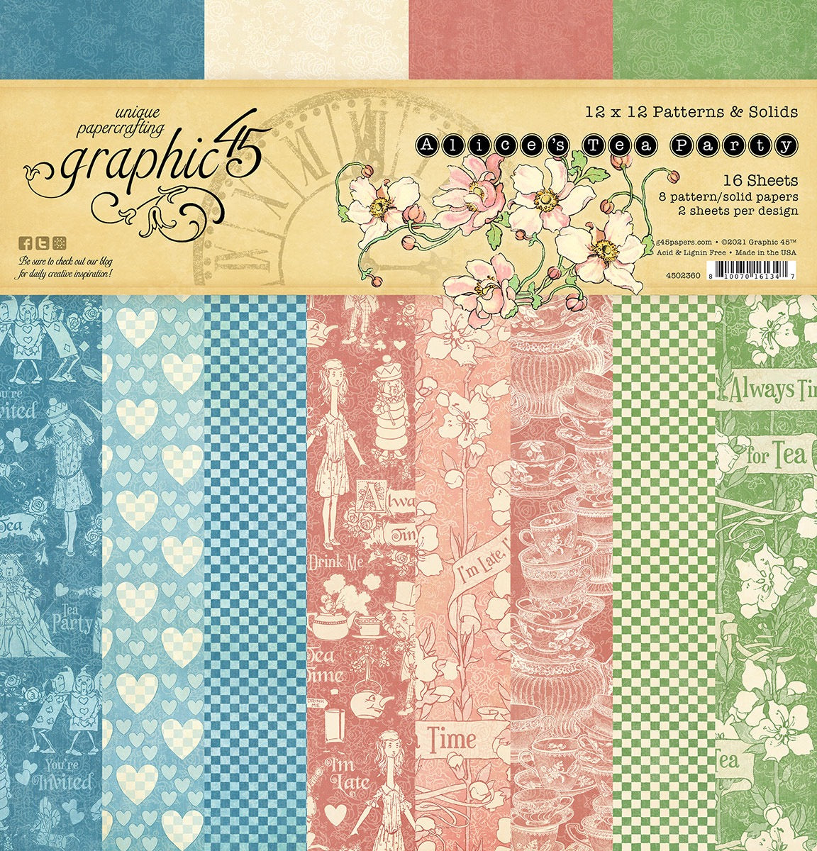 Graphic 45 Alices Tea Party Bundle