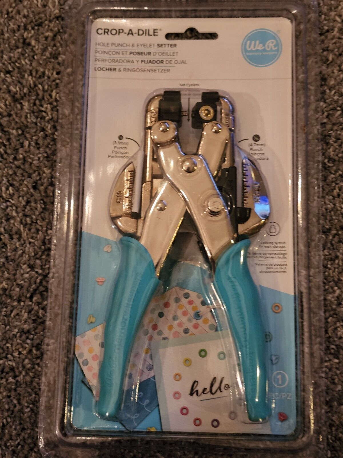We R Memory Keepers Crop-A-Dile Hole Punch & Eyelet Setter