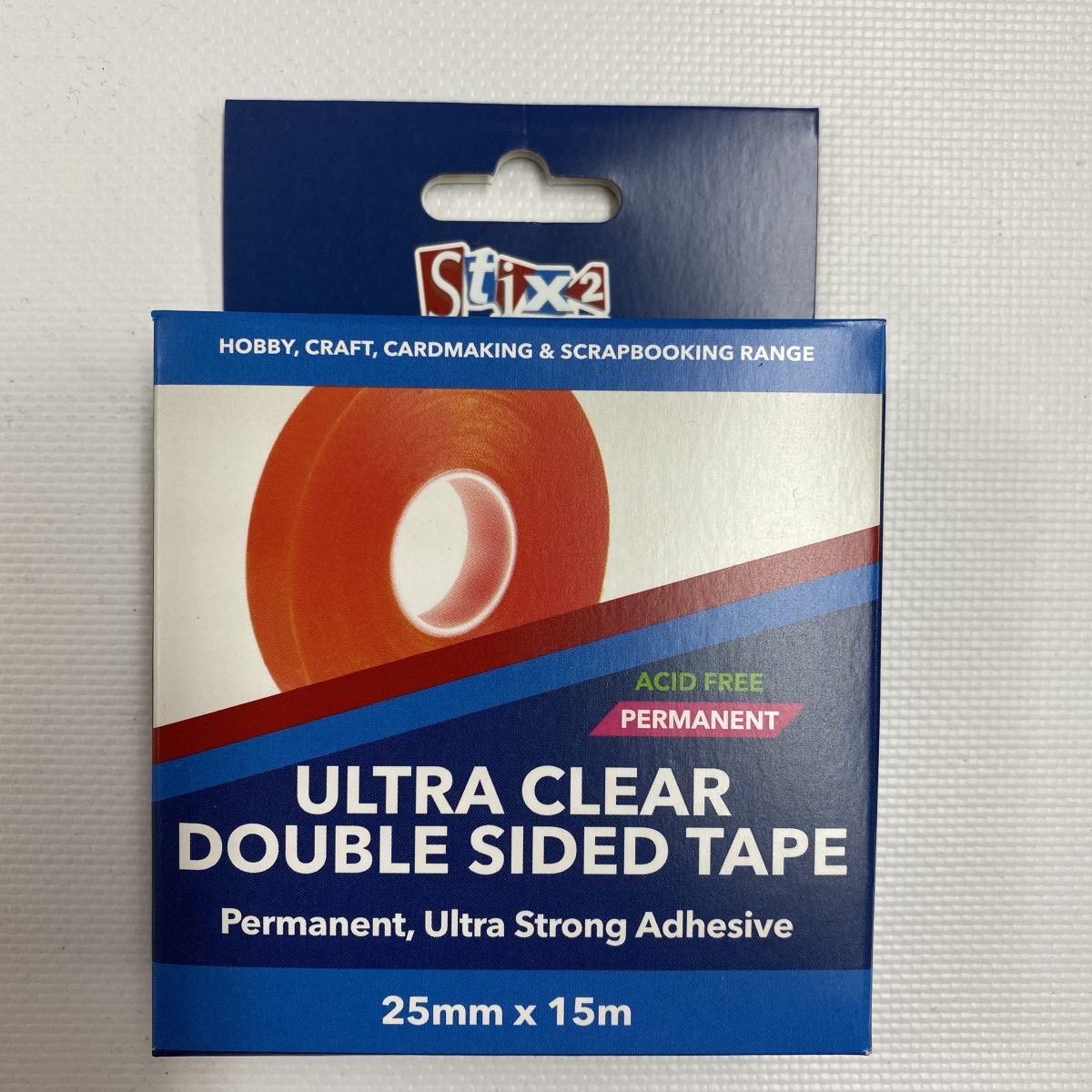 Ultra Sticky Clear Tape. 3mm x 5m