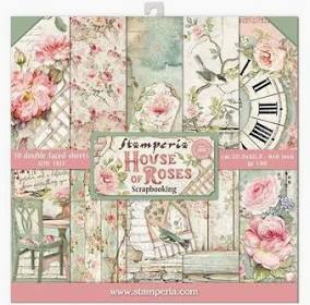 Stamperia House of Roses INSD Book Kit