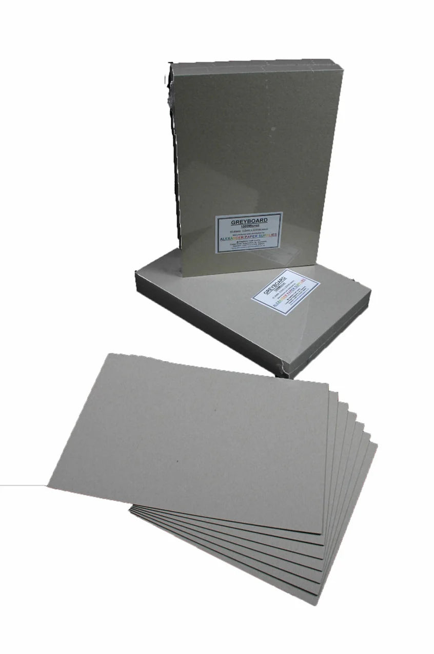 House of Card & Paper Grijze Kraft Board 1500micron 945gsm A6 formaat 40 vellen per pak, HCP470 House of Card & Paper Grijze Kraft Board 1500micron 945gsm A6 formaat 40 vellen per pak, HCP470