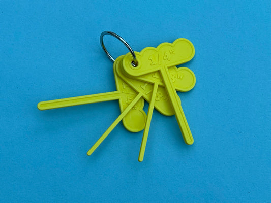 Set of 4 Hinge Spacers for book making