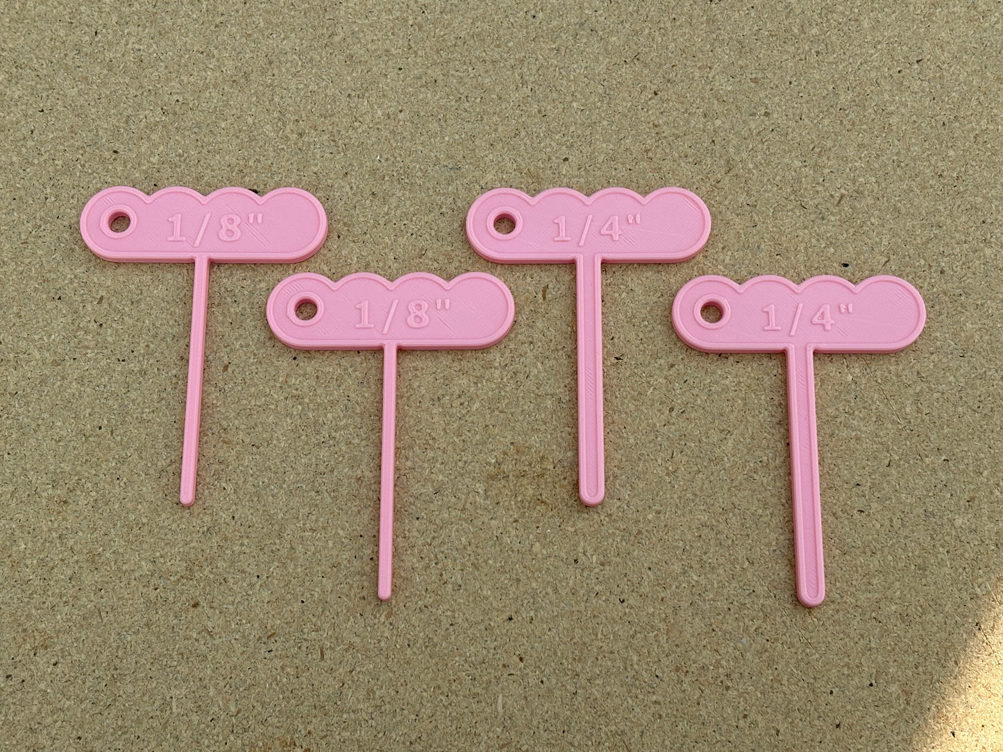 Hinge Spacers (T Squares) - Set of 4