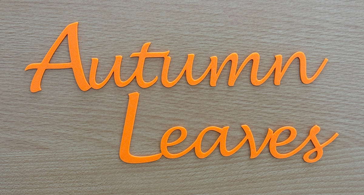 Autumn Leaves Embelishment