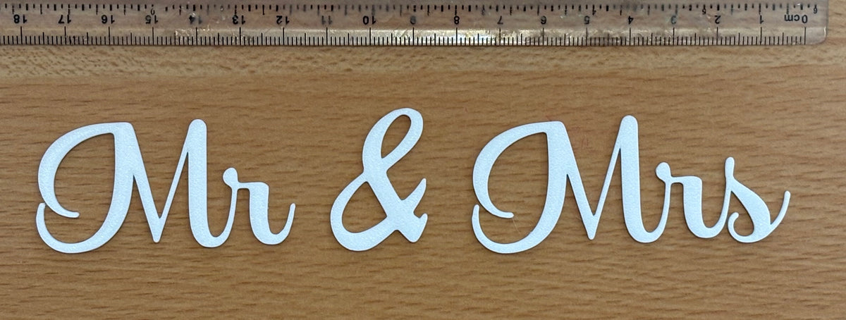 Mr & Mrs Embellishment