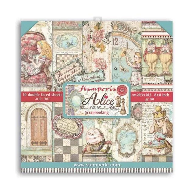 Stamperia Alice Through the Looking Glass Bundle