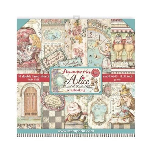 Stamperia Alice Through the Looking Glass Bundle