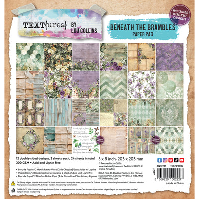 TEXT{ures} Beneath the Brambles 12in x 12in Paper Pad